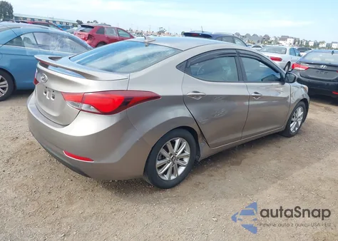 2014 Hyundai Elantra Se from USA, damaged, VIN 5NPDH4AE4EH535631